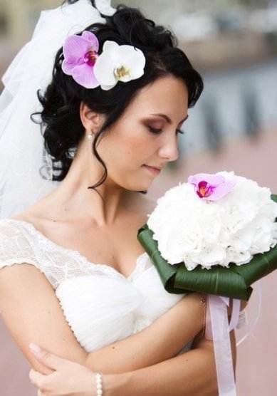 Свадебная прическа Г14085 - Стилист-визажист Галина Геря