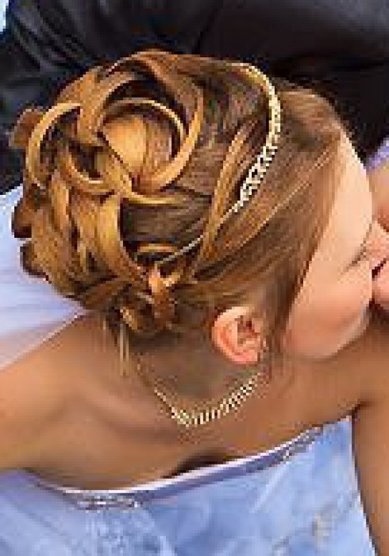 Прическа на свадьбу Л14166 - Стилист-визажист Оксана Левитская