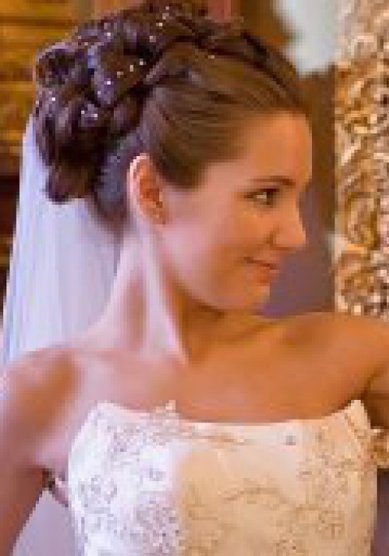 Прическа на свадьбу Л14168 - Стилист-визажист Оксана Левитская