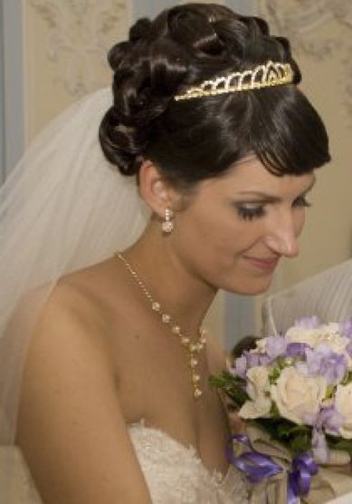 Прическа на свадьбу Л14172 - Стилист-визажист Оксана Левитская