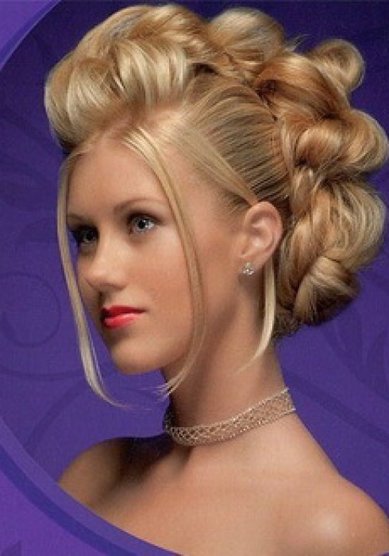 Свадебная прическа К15649 - Свадебный салон красоты Камелия