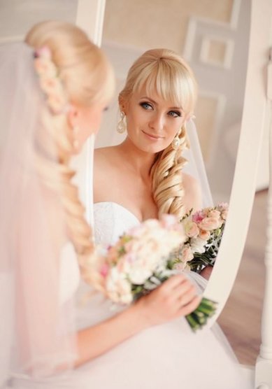 Свадебная прическа Л17035 - Стилист-визажист Лина Петровская