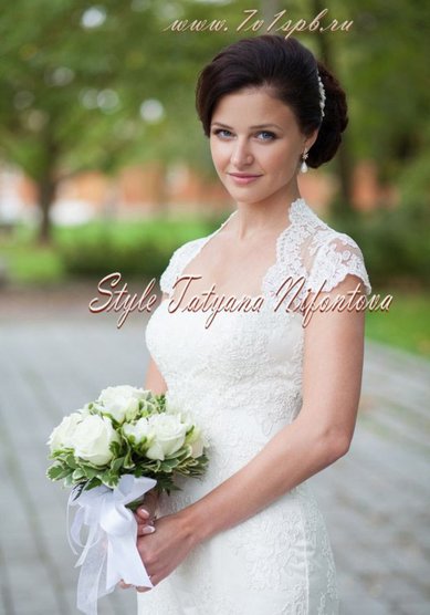 Свадебная прическа Н17069 - Стилист-визажист Татьяна Нифонтова