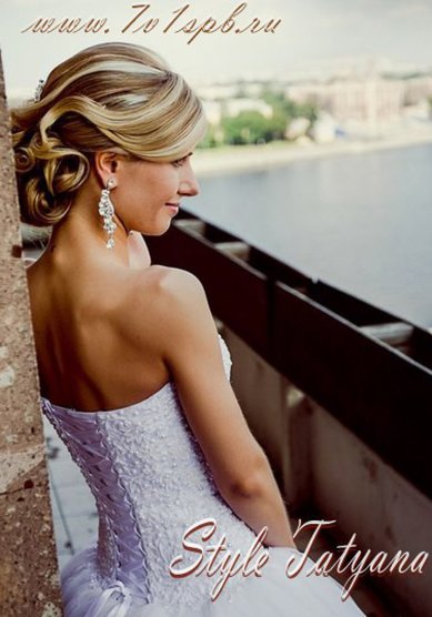 Прическа на свадьбу Н17072 - Стилист-визажист Татьяна Нифонтова