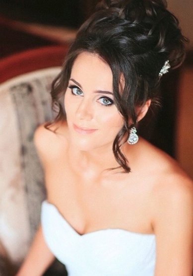 Прическа на свадьбу Т20864 - Стилист-визажист Татьяна Борисова