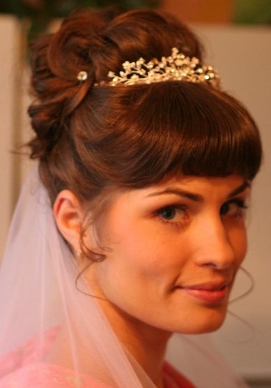 Прическа на свадьбу Т20866 - Стилист-визажист Татьяна Борисова