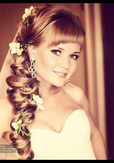 Прическа на свадьбу Г20888 - Стилист-визажист Галина Геря