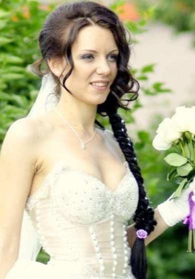 Прическа на свадьбу И20924 - Стилист-визажист Ирина Митрофанова