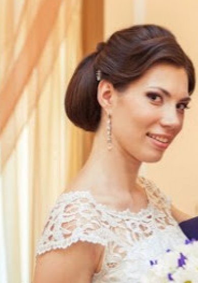 Прическа на свадьбу О20954 - Стилист-визажист Ольга Пузенко