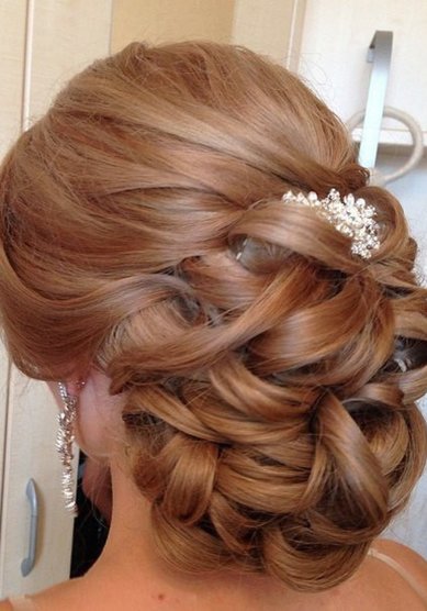 Прическа на свадьбу Л13420 - Стилист-визажист Лина Петровская