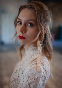 Свадебный макияж Макияж с акцентом на губы (З21305)