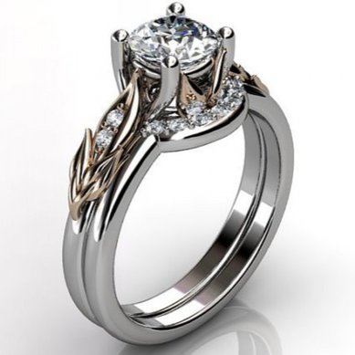 Помолвочное кольцо 118-C11359 - Ювелирный салон Carat Plus