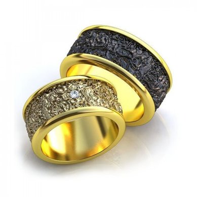 Обручальные кольца ок2-11 | ок2-11-D11879 - Ювелирный салон Dolce Vita