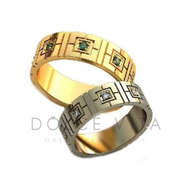 Обручальные кольца ok2-081 | ok2-081-D12059 - Ювелирный салон Dolce Vita