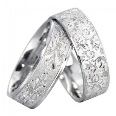 Обручальное кольцо YA-696-З12148 - Ювелирная студия в Санкт-Петербурге Золотой Дом