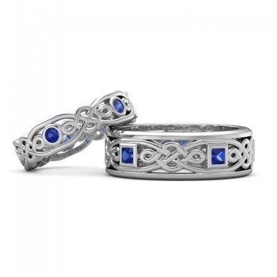 Обручальное кольцо YA-552-З12151 - Ювелирная студия в Санкт-Петербурге Золотой Дом