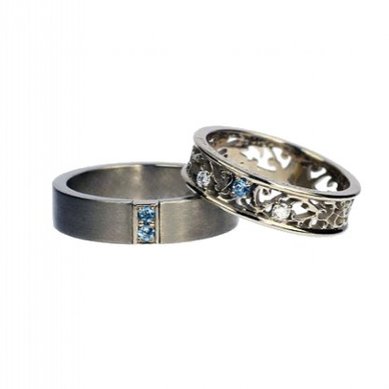 Обручальное кольцо YA-697-З12157 - Ювелирная студия в Санкт-Петербурге Золотой Дом