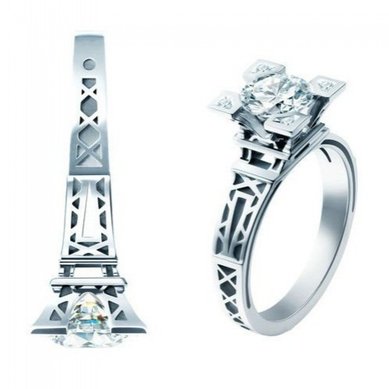 Помолвочное кольцо YA-70-З12168 - Ювелирная студия в Санкт-Петербурге Золотой Дом