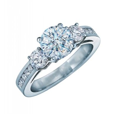 Помолвочное кольцо DVI-5-З12175 - Ювелирная студия в Санкт-Петербурге Золотой Дом