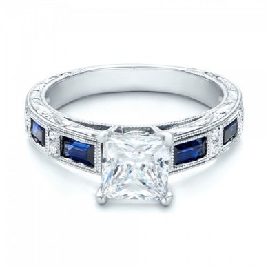 Помолвочное кольцо YA-817-З12184 - Ювелирная студия в Санкт-Петербурге Золотой Дом