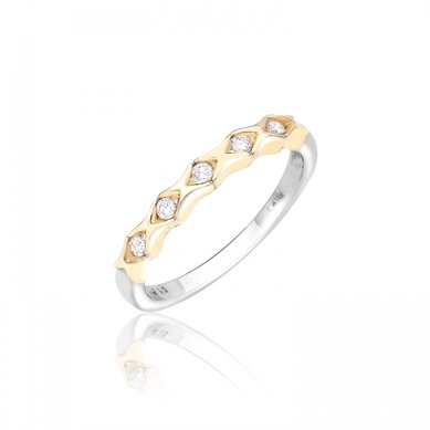 Обручальное кольцо R 60652-C13590 - Ювелирный салон Choron