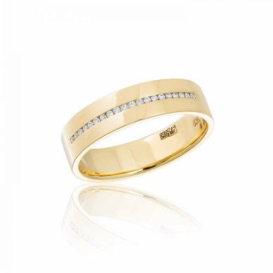 Обручальное кольцо WR02-1M1-C13615 - Ювелирный салон Choron