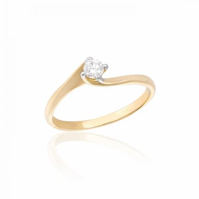 Помолвочное кольцо R 0019-C13626 - Ювелирный салон Choron