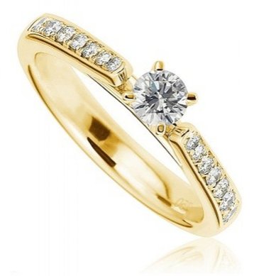 Помолвочное кольцо 053-C13985 - Ювелирный салон Carat Plus