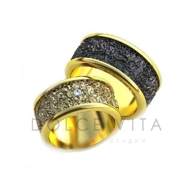 Обручальное кольцо ok2-011-D14137 - Ювелирный салон Dolce Vita