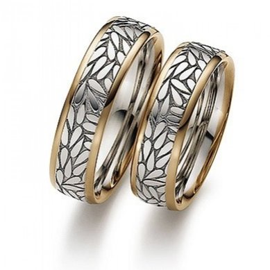 Обручальные кольца А126 | А126-C14154 - Ювелирный салон Carat Plus