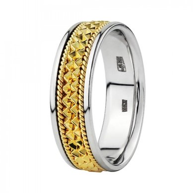 Обручальное кольцо 100224-Ю14221 - Ювелирный салон Юверос