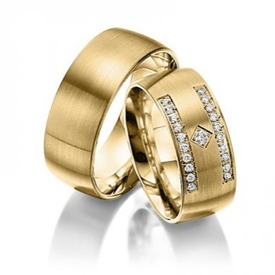 Обручальные кольца A307/1 | A307/2-C14284 - Ювелирный салон Carat Plus