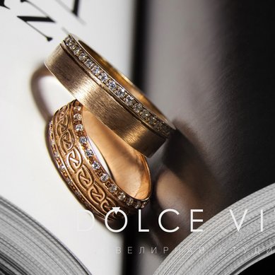 Обручальное и помолвочное кольца D14699 - Ювелирный салон Dolce Vita