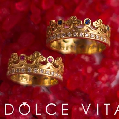 Обручальные кольца D14700 - Ювелирный салон Dolce Vita