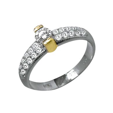 Помолвочное кольцо 86122-К2551 - Ювелирный салон Каст