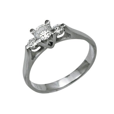 Помолвочное кольцо 88022-К2572 - Ювелирный салон Каст