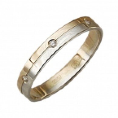 Обручальное кольцо 013508-П2646 - Ювелирный салон Платина Кострома