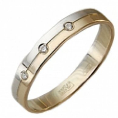 Обручальное кольцо 013507-П2662 - Ювелирный салон Платина Кострома