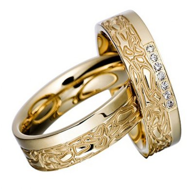 Обручальные кольца НК28 | НК28-А3096 - Ювелирное производство АуРосс