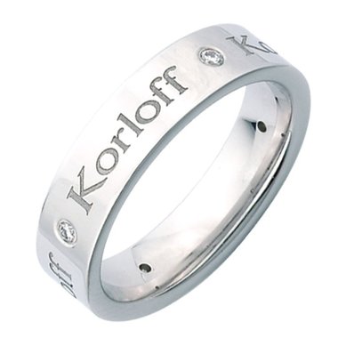 Обручальное кольцо K3371 - Ювелирный Дом Korloff в Санкт-Петербурге