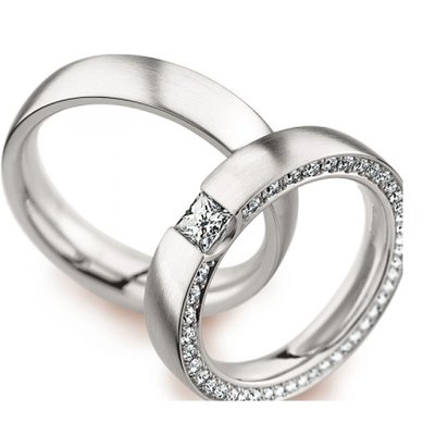 Обручальные кольца 193/1 | 193/2-C4646 - Ювелирный салон Carat Plus