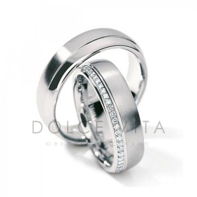 Обручальные кольца ок1-173 | ок1-173-D4742 - Ювелирный салон Dolce Vita