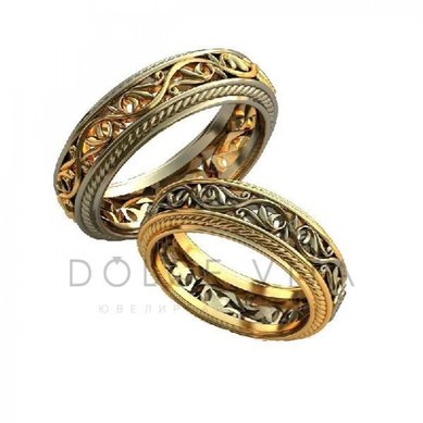 Обручальные кольца ок2-114 | ок2-114-D4752 - Ювелирный салон Dolce Vita