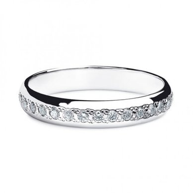 Обручальное кольцо ПК-104-25-M4861 - Ювелирный салон MAGAZIN-S.COM