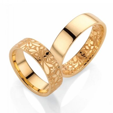 Обручальное кольцо FT-07434-З5146 - Ювелирная студия в Санкт-Петербурге Золотой Дом