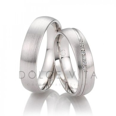 Обручальные кольца ОК1-012 | ОК1-012-D5869 - Ювелирный салон Dolce Vita