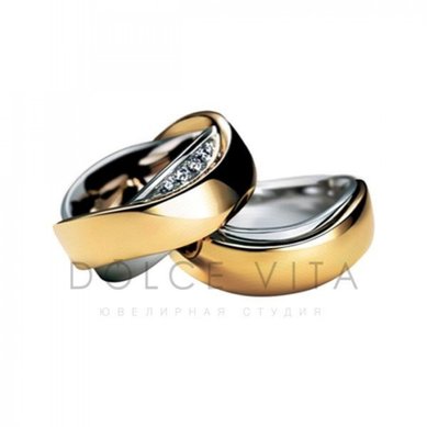 Обручальные кольца ok1-246 | ok1-246-D5876 - Ювелирный салон Dolce Vita