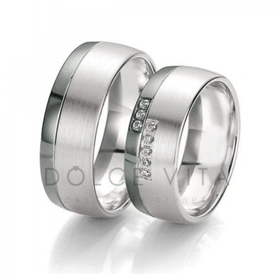 Обручальные кольца ок1-094 | ок1-094-D5880 - Ювелирный салон Dolce Vita