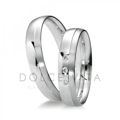 Обручальные кольца ок1-143 | ок1-143-D5907 - Ювелирный салон Dolce Vita