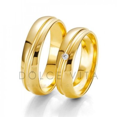 Обручальные кольца Ок1-043 | ok1-043-D6113 - Ювелирный салон Dolce Vita